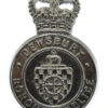 Dewsbury Borough Police Cap Badge - Queen's Crown (Non Voided)