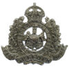 East Suffolk Police Chrome Cap Badge - King's Crown