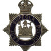 East Suffolk Police Senior Officer's Sterling Silver & Enamel Cap Badge - King's Crown