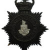 Huntingdonshire Constabulary Night Helmet Plate - Queen's Crown