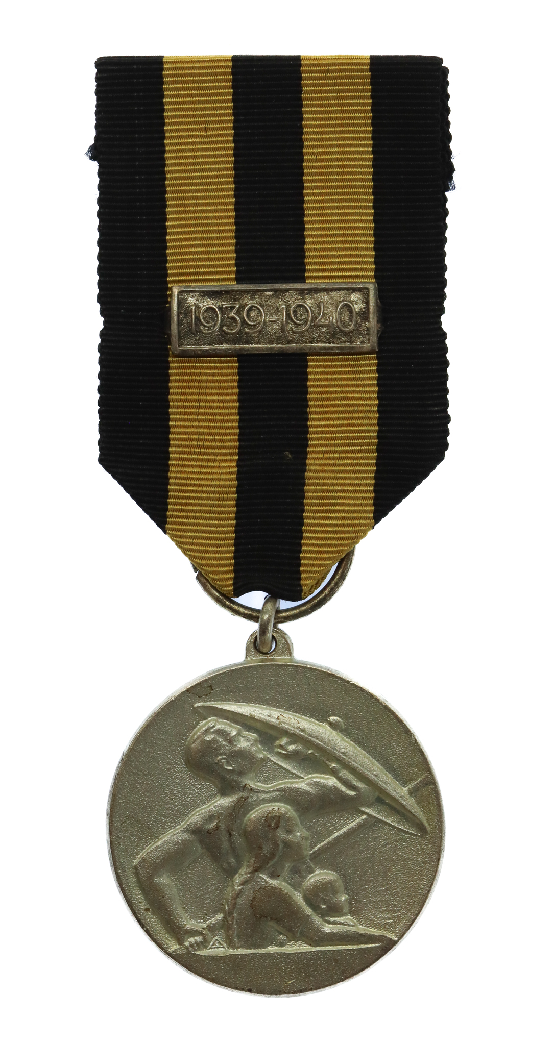 Finland Civil Defence Merit Medal With 1939-1940 Bar