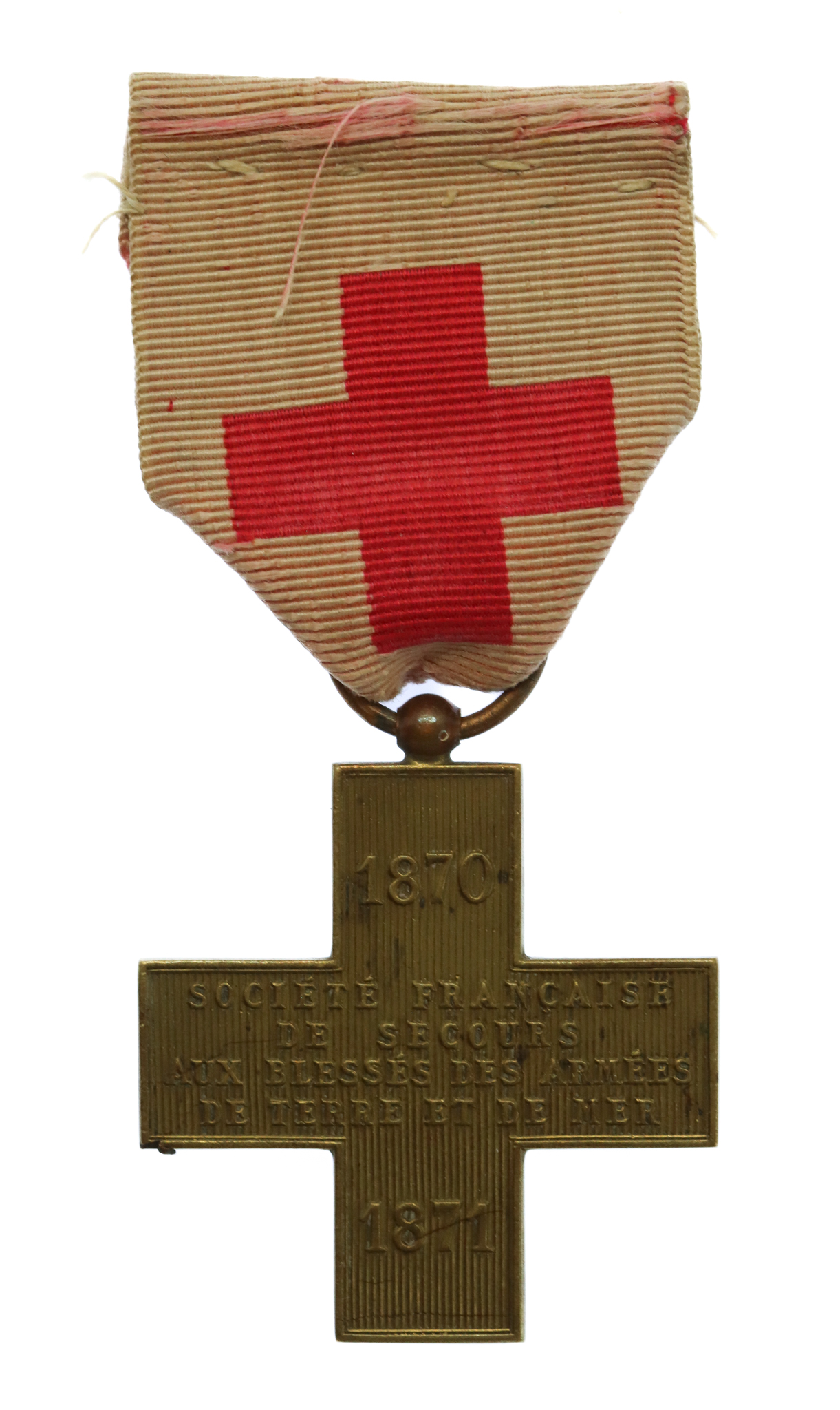 France Franco-Prussian War 1870-1871 Society for the Relief of the Wounded in the Army and Navy Red Cross Medal