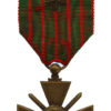 France WW1 Croix De Guerre 1914-1918 With Bronze Star