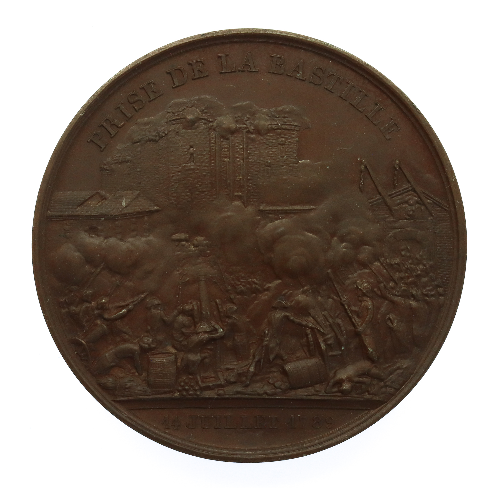 France 1789 Storming of the Bastille Medallion