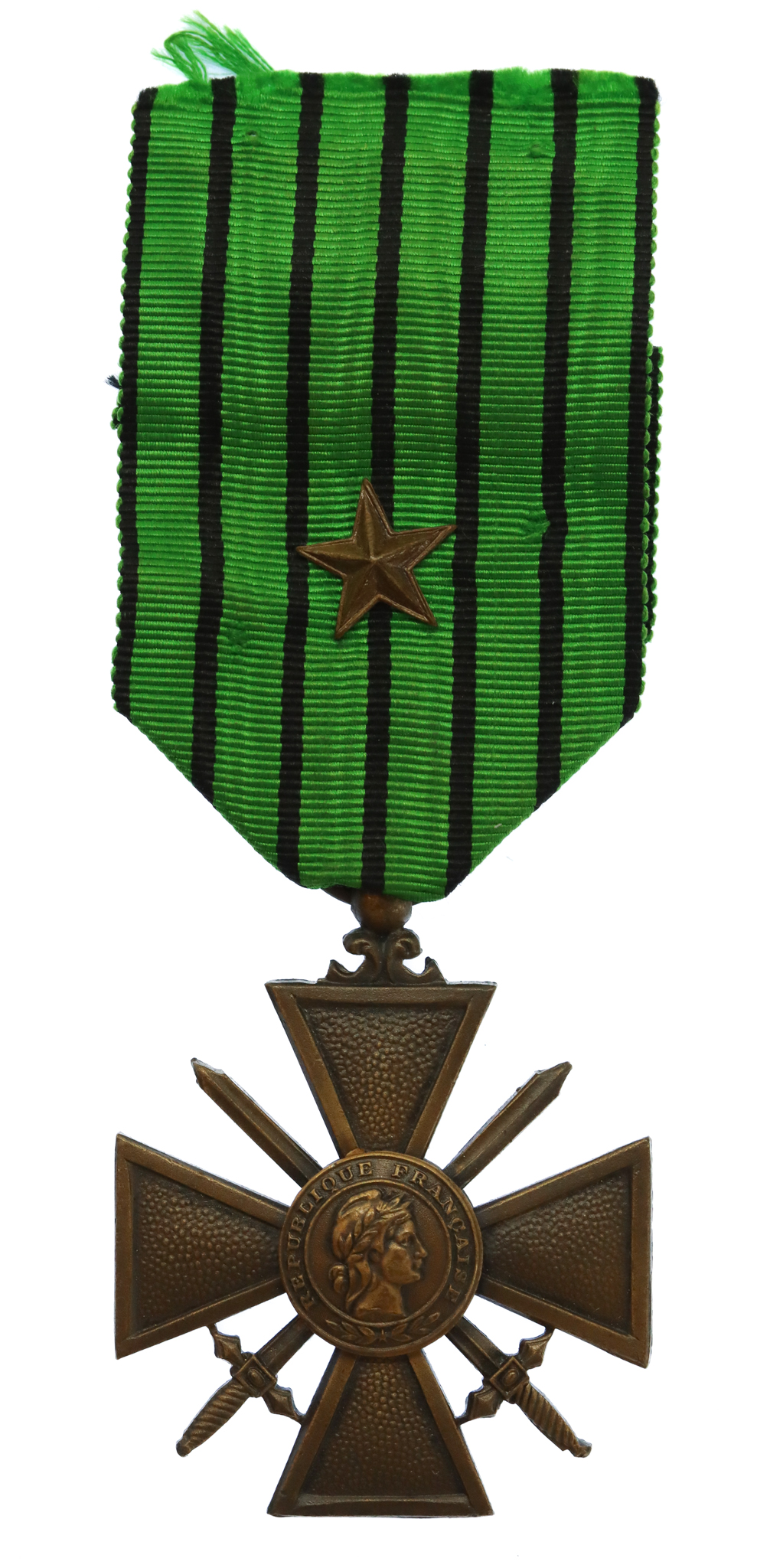 France Croix De Guerre Vichy Issue 1939-1940 with Bronze Star