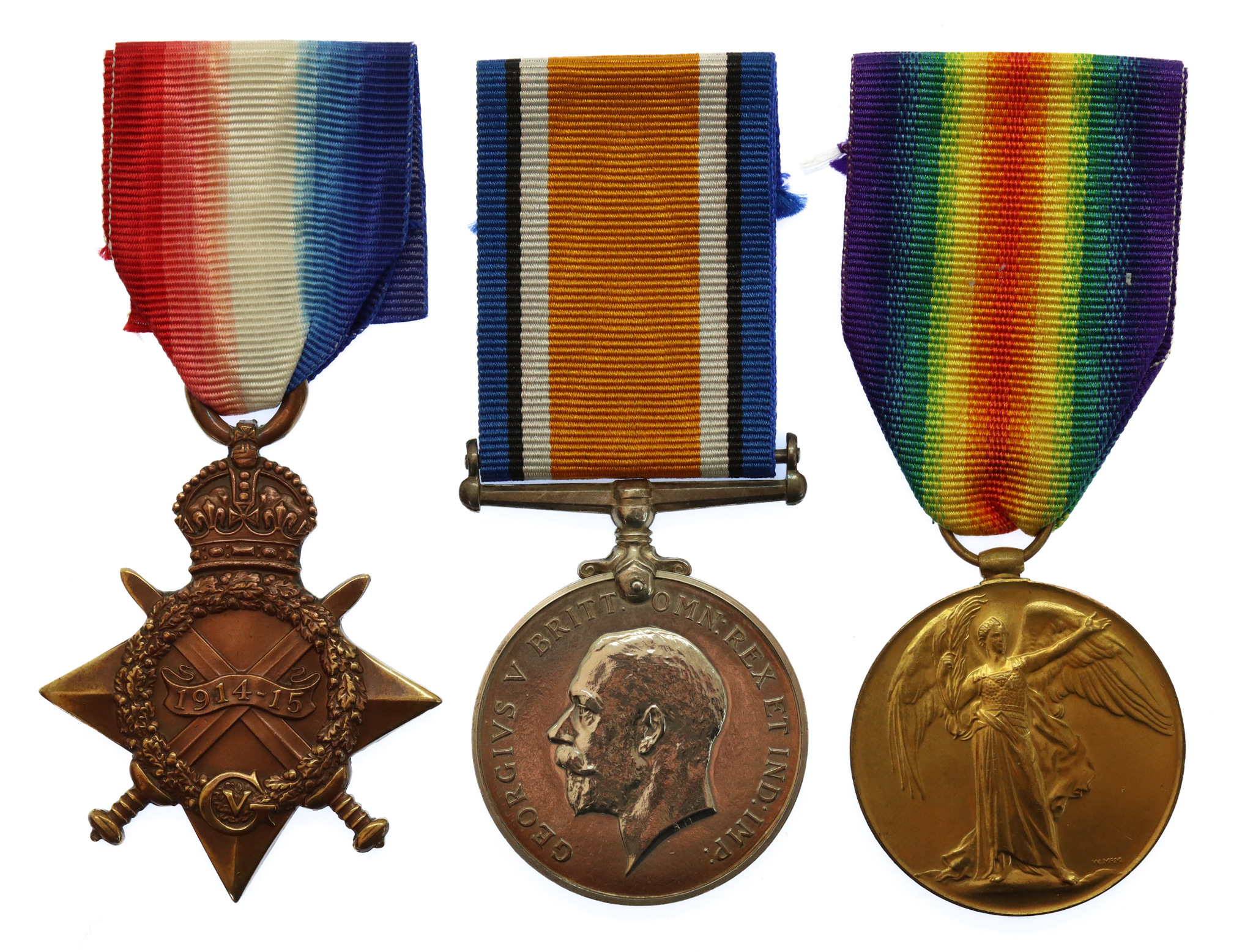 WW1 1914-15 Star Medal Trio - Bandmaster 1st Class H. Cooper, Royal Marine Band - Died 24/11/18