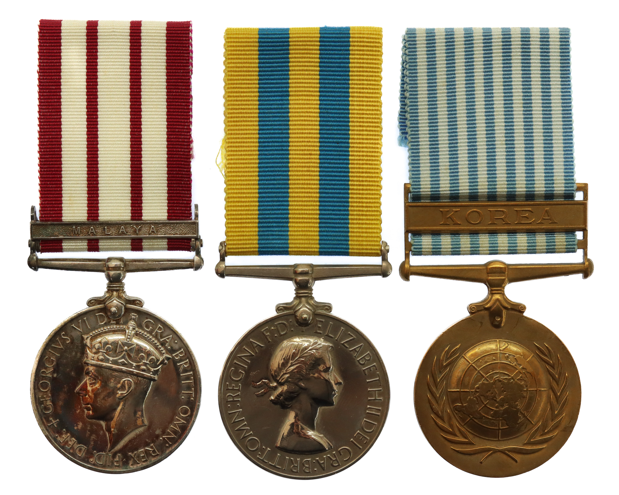 Naval General Service Medal (Clasp - Malaya) and Korean War Medal Group of Three - Cook S. Stephenson, Royal Navy