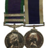 Campaign Service Medal (Clasps - Borneo, Malay Peninsula) and RN Long Service & Good Conduct Medal Pair - Air Mechanic 2nd Class E. McKinlay, Royal Navy