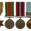 WW2 Royal Navy Long Service & Good Conduct Medal Group of Six - Shipwright Artificer 2nd Class W.S. White, Royal Navy