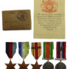 WW2 Mentioned In Despatches Medal Group of Five - Paymaster Commander Percy John Hiland, Royal Navy