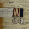Naval General Service Medal (Clasp - Near East) and Royal Navy Long Service & Good Conduct Medal Pair with Original Certificate of Service - Fleet Chief Writer C.H. Willis, Royal Navy