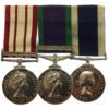 Naval General Service Mdal (Clasp - Brunei), Campaign Service Medal (Clasp - South Arabia) and Royal Navy Long Service & Good Conduct Medal Group of Three - Sgt. G. Mackey, Royal Marines