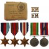 WW2 Normandy Bridgehead Mentioned in Despatches Medal Group of Five - Temp. Cpl. H.W. Gibbs, Royal Marines
