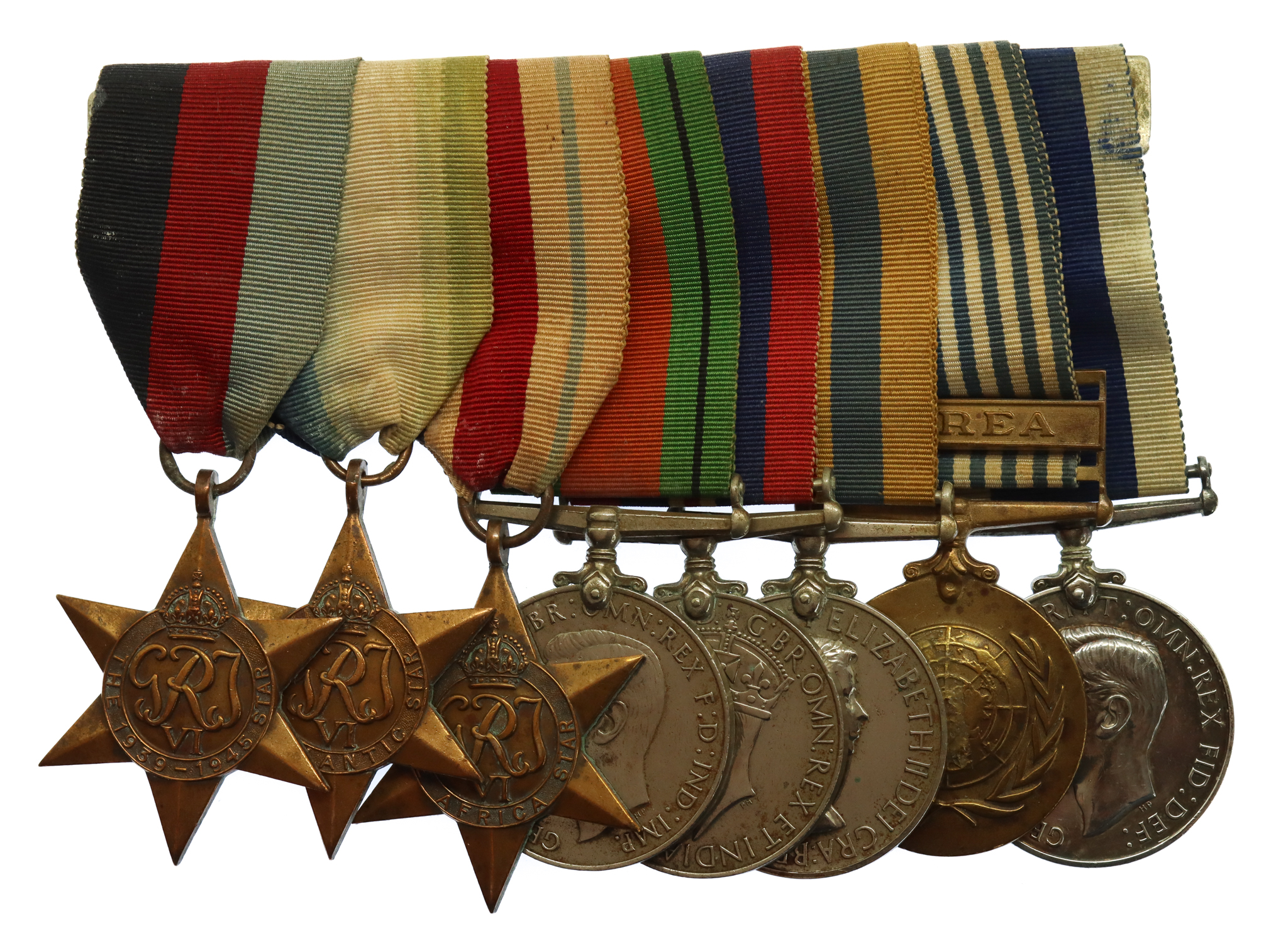 WW2 and Korean War Royal Navy Long Service & Good Conduct Medal Group of Eight - Petty Officer Air T.T. Bell, Royal Navy