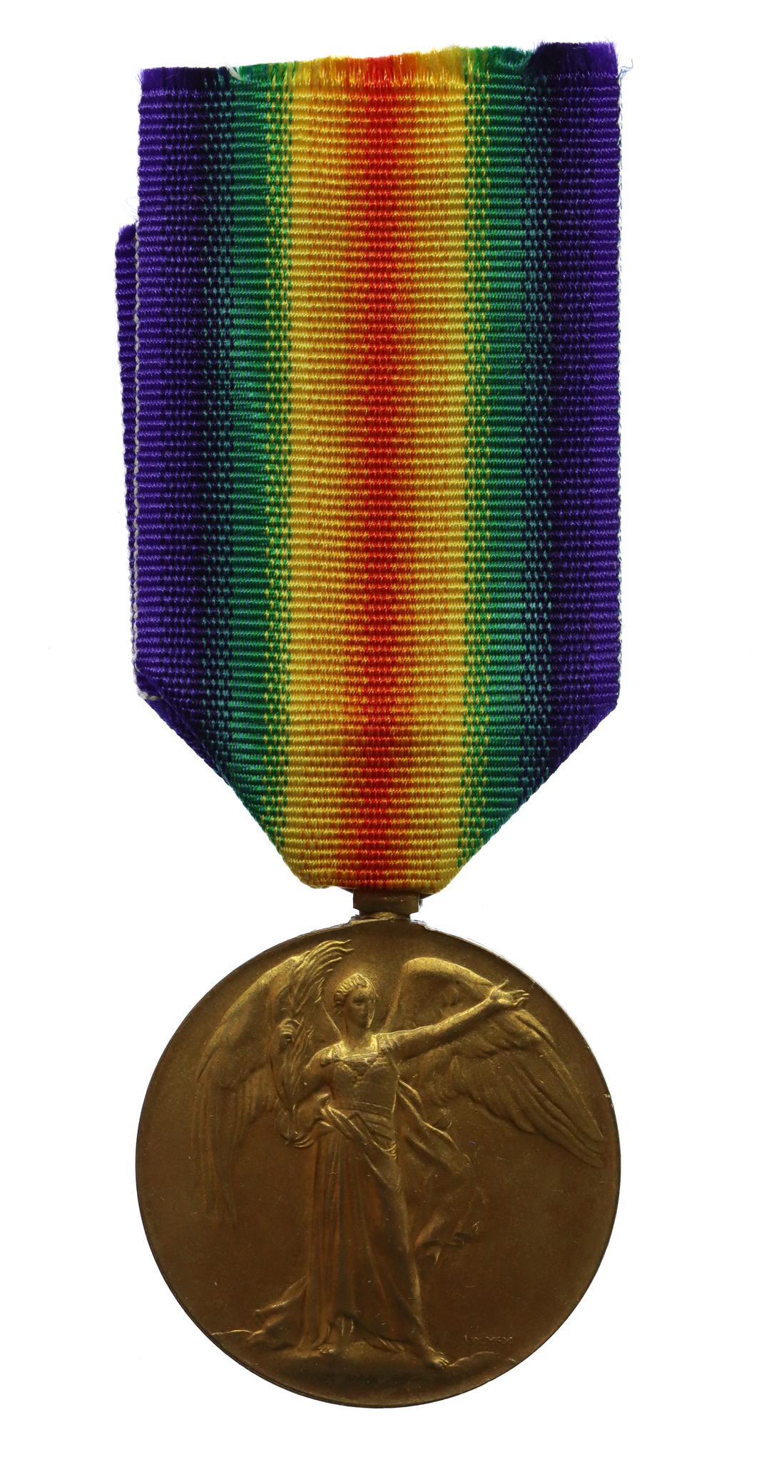 WW1 HMS Amphion Casualty Victory Medal - L.Cpl. G.A.C. Smith, Royal Marine Light Infantry - K.I.A. 6/8/14