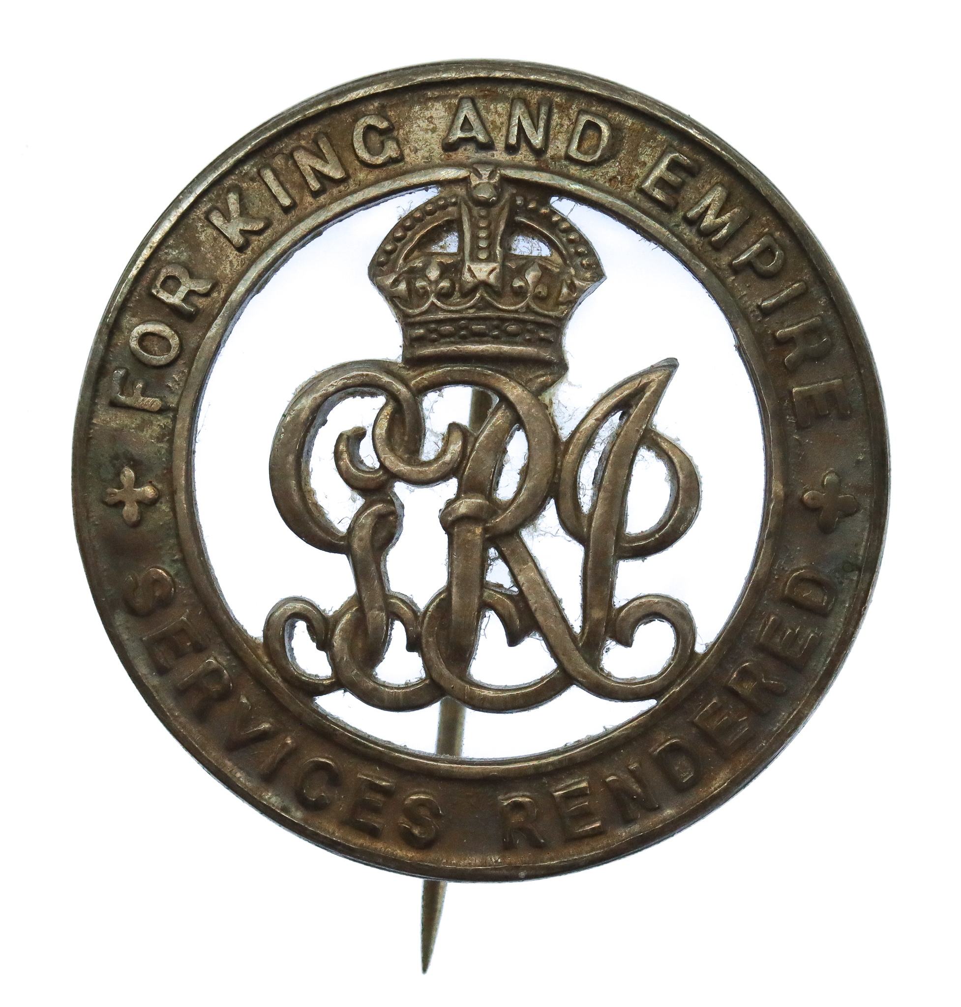 WW1 Silver War Badge (No. B146574) - Pte. E.G. Hunt, Machine Gun Corps