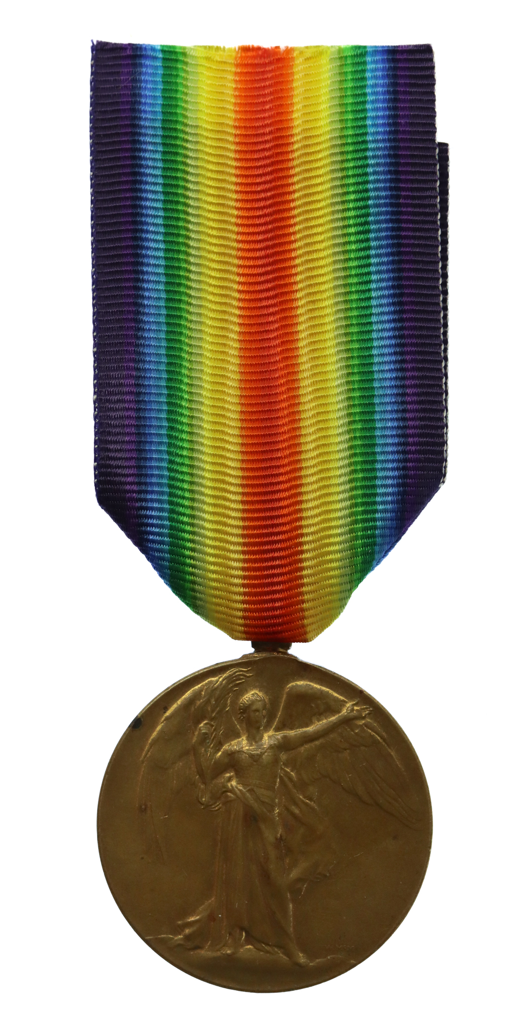 WW1 Victory Medal - Pte. J.W. Stevens, Loyal North Lancashire Regiment - Wounded