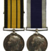 Ashantee Medal 1873-74 and Royal Navy Long Service & Good Conduct Medal Pair - Pte. J. Newcombe, Royal Marine Light Infantry