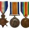 WW1 1914-15 Star Submariner Casualty Medal Trio - Act. Leading Stoker C. Nash, Royal Navy - K.I.A. 7/1/15