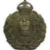Blackpool Special Constabulary White Metal Wreath Cap Badge - King's Crown