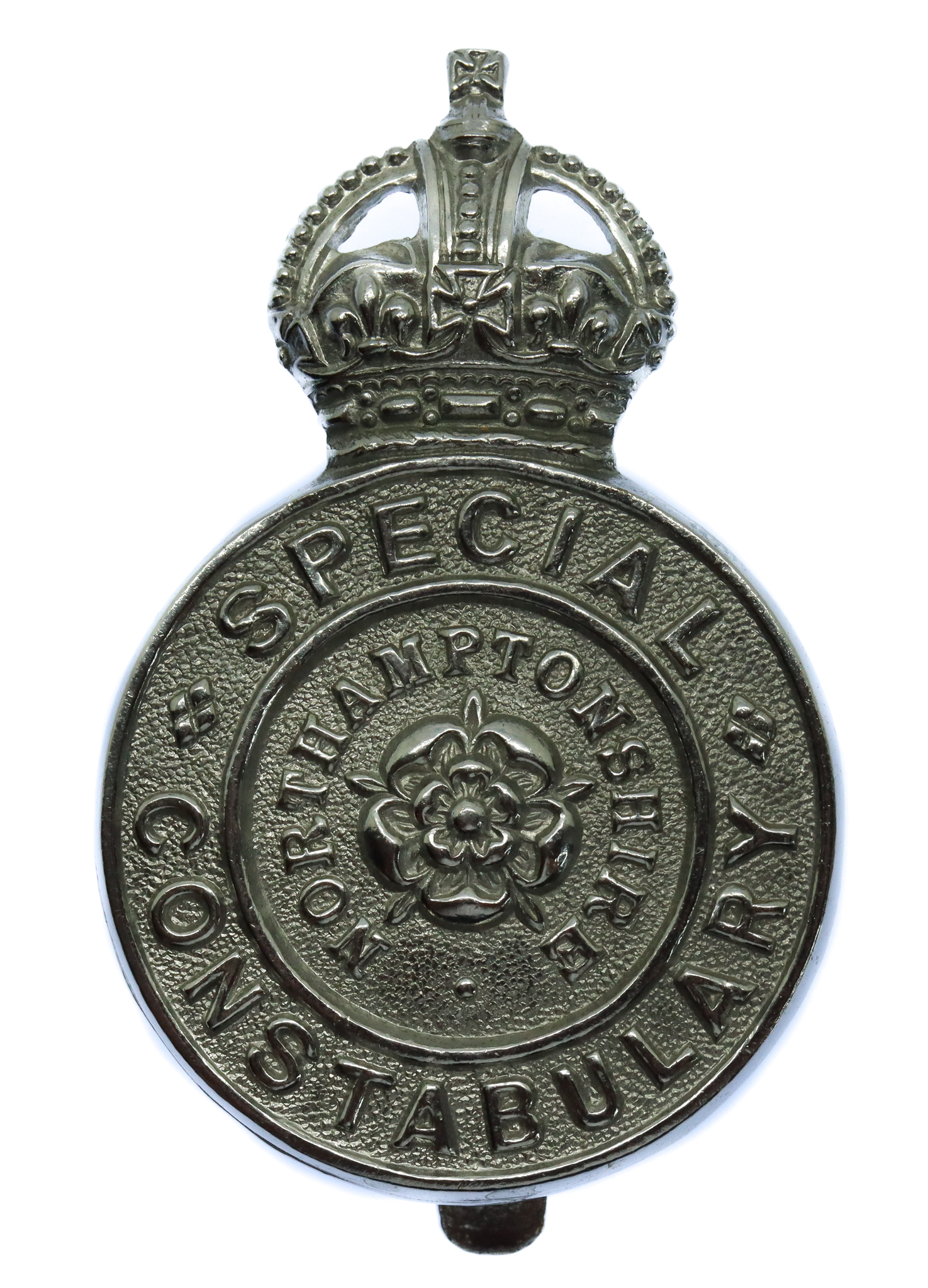 Northamptonshire Special Constabulary Cap Badge - Kings Crown