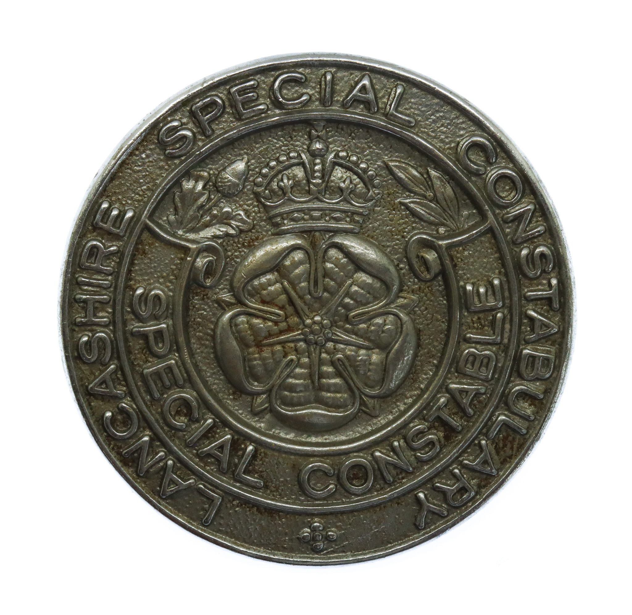 Lancashire Special Constabulary Special Constable Cap Badge - King's Crown