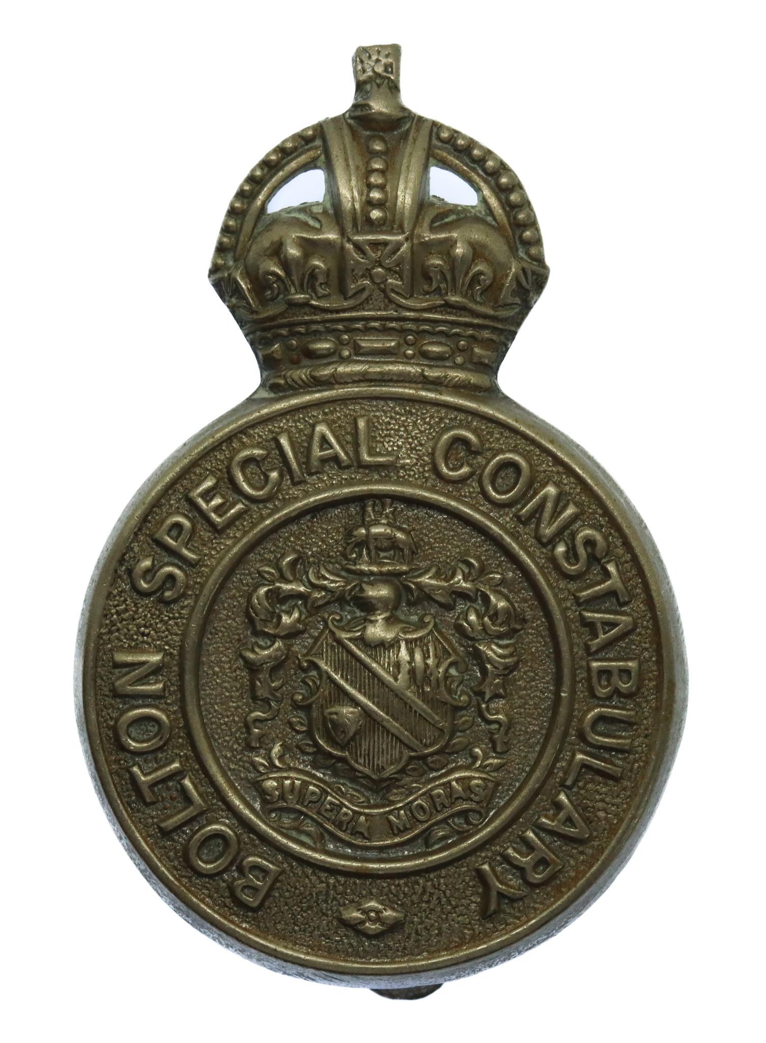 Bolton Special Constabulary Cap Badge - King's Crown