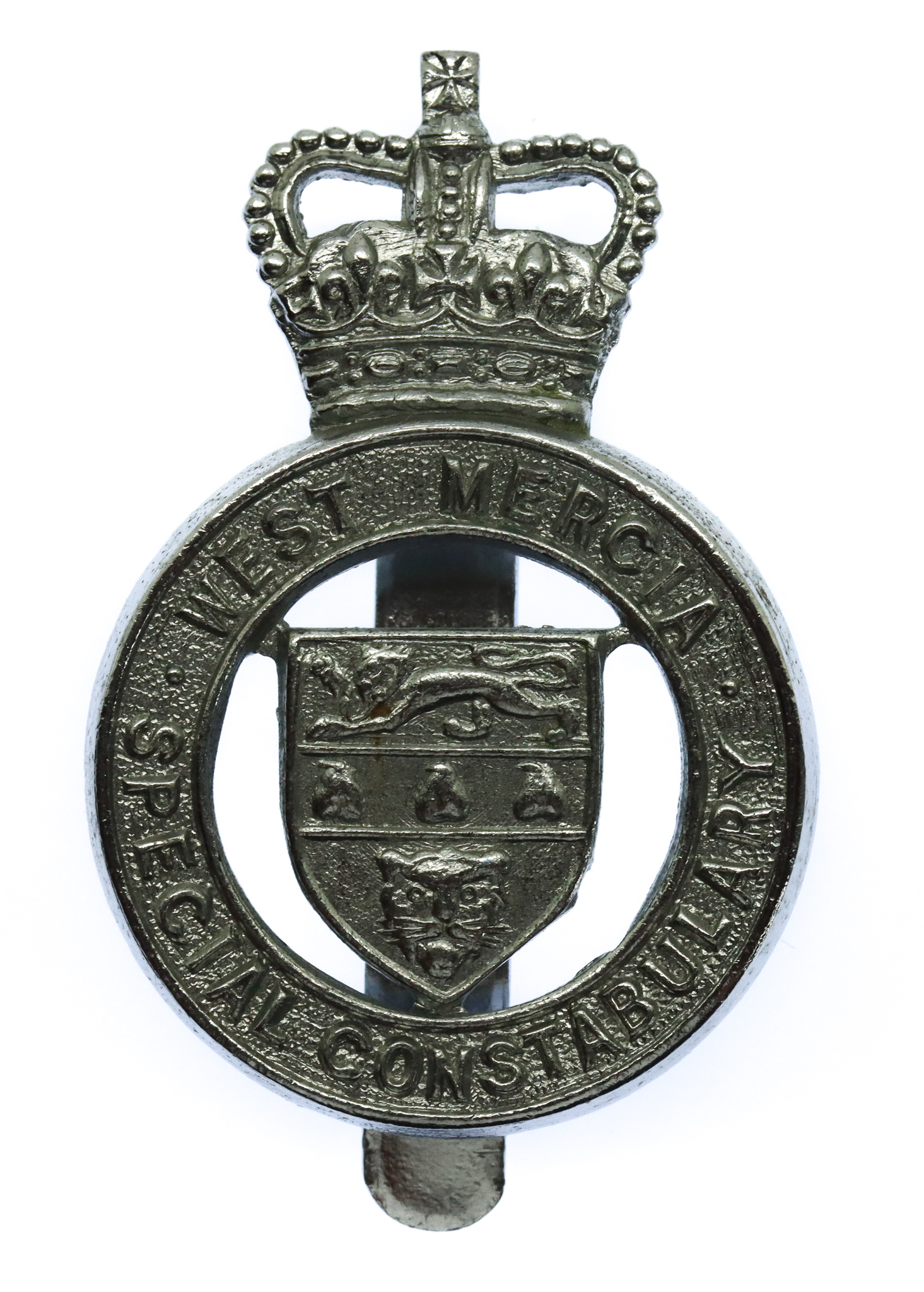 West Mercia Special Constabulary Cap Badge - Queen's Crown