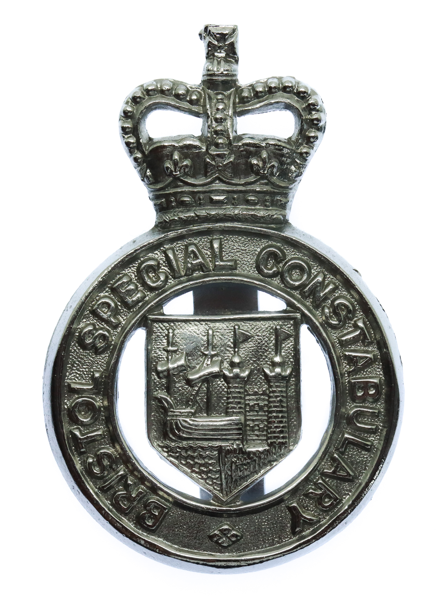 Bristol Special Constabulary Cap Badge - Queen's Crown
