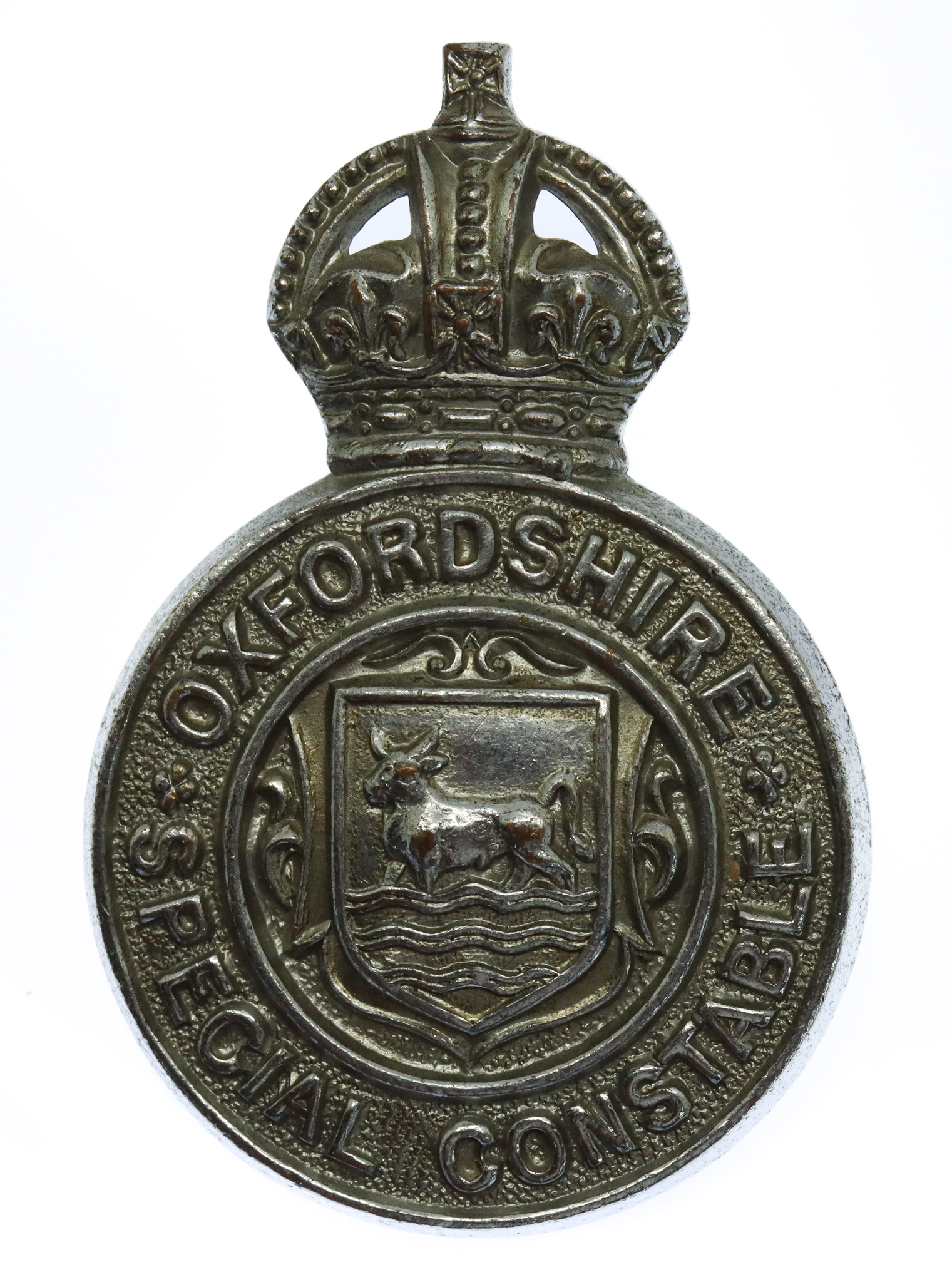 Oxfordshire Special Constabulary Cap Badge - King's Crown