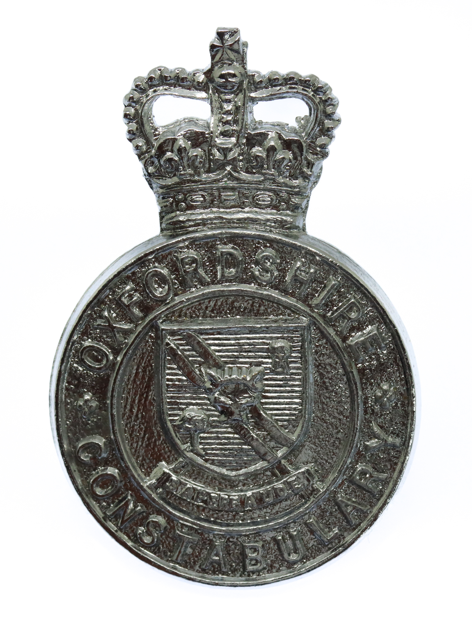 Oxfordshire Constabulary Cap Badge - Queen's Crown