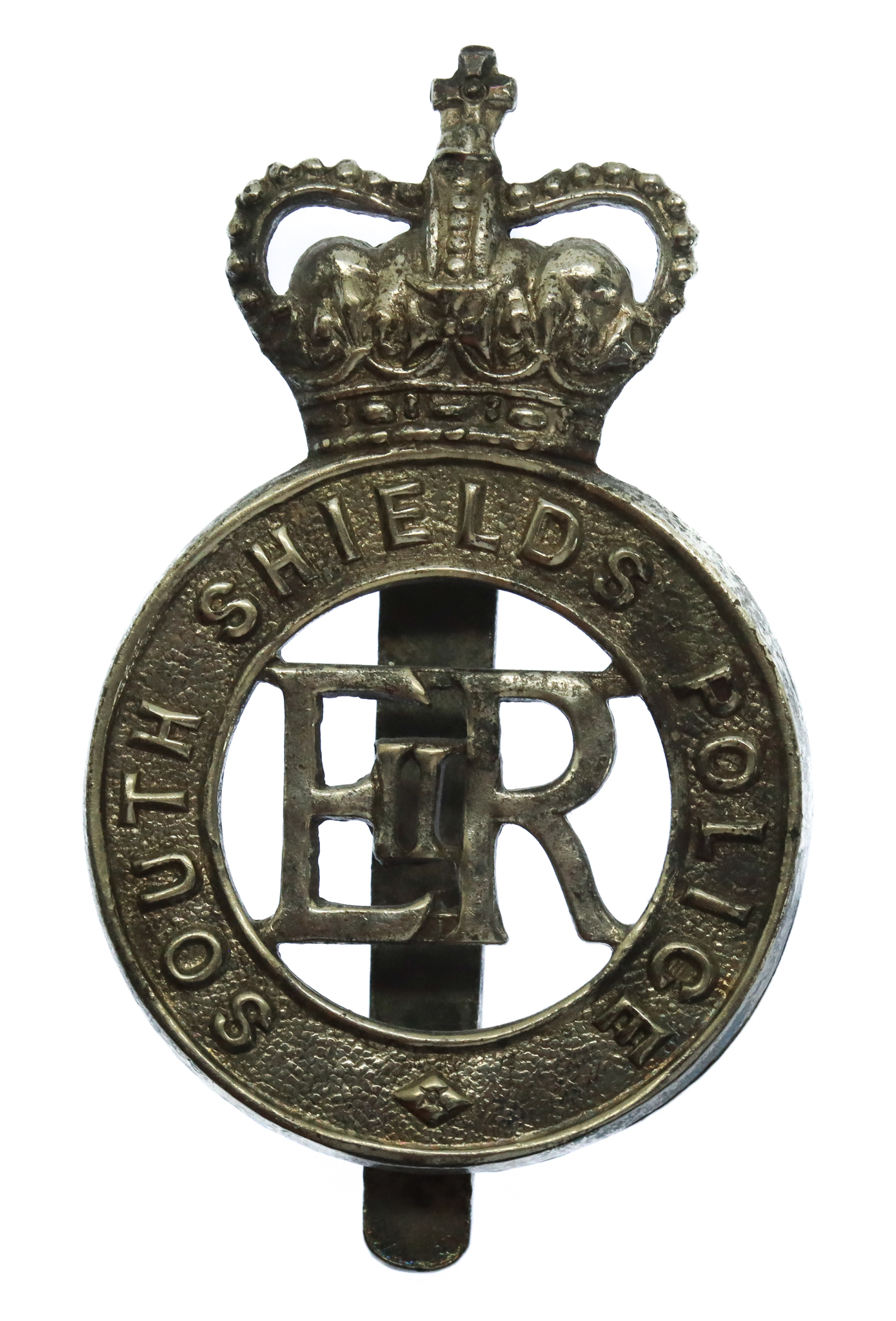 South Shields Police Cap Badge - Queen's Crown