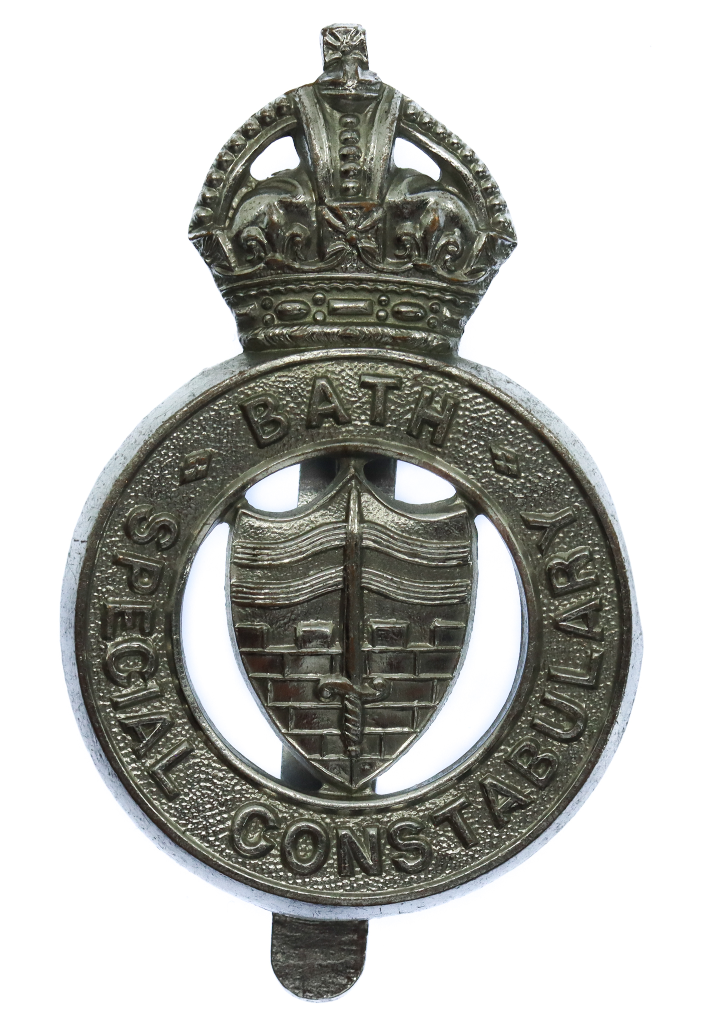 Bath Special Constabulary Cap Badge - King's Crown