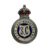 Ross and Sutherland Special Constabulary Enamelled Lapel Badge - King's Crown