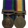 Campaign Service Medal (Clasp - Northern Ireland) and Gulf Medal (Clasp - 16 Jan to 28 Feb 1991) - Bdr. K. Brooks, Royal Artillery