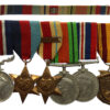 WW2 'North Africa Operations' Military Medal Group of Six - Fsr. R. Barnes, Royal Irish Fusiliers