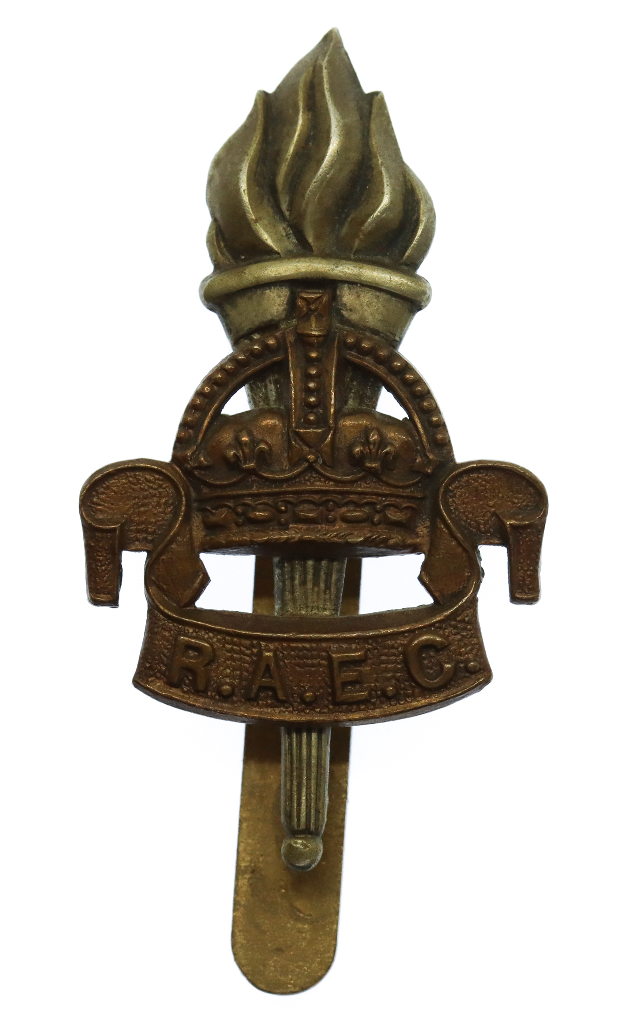 Royal Army Educational Corps (R.A.E.C.) Cap Badge - King's Crown (2nd Pattern)