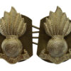 Pair of Royal Artillery Anodised (Staybrite) Collar Badges