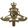 Royal Artillery Anodised (Staybrite) Beret Badge - Queen's Crown