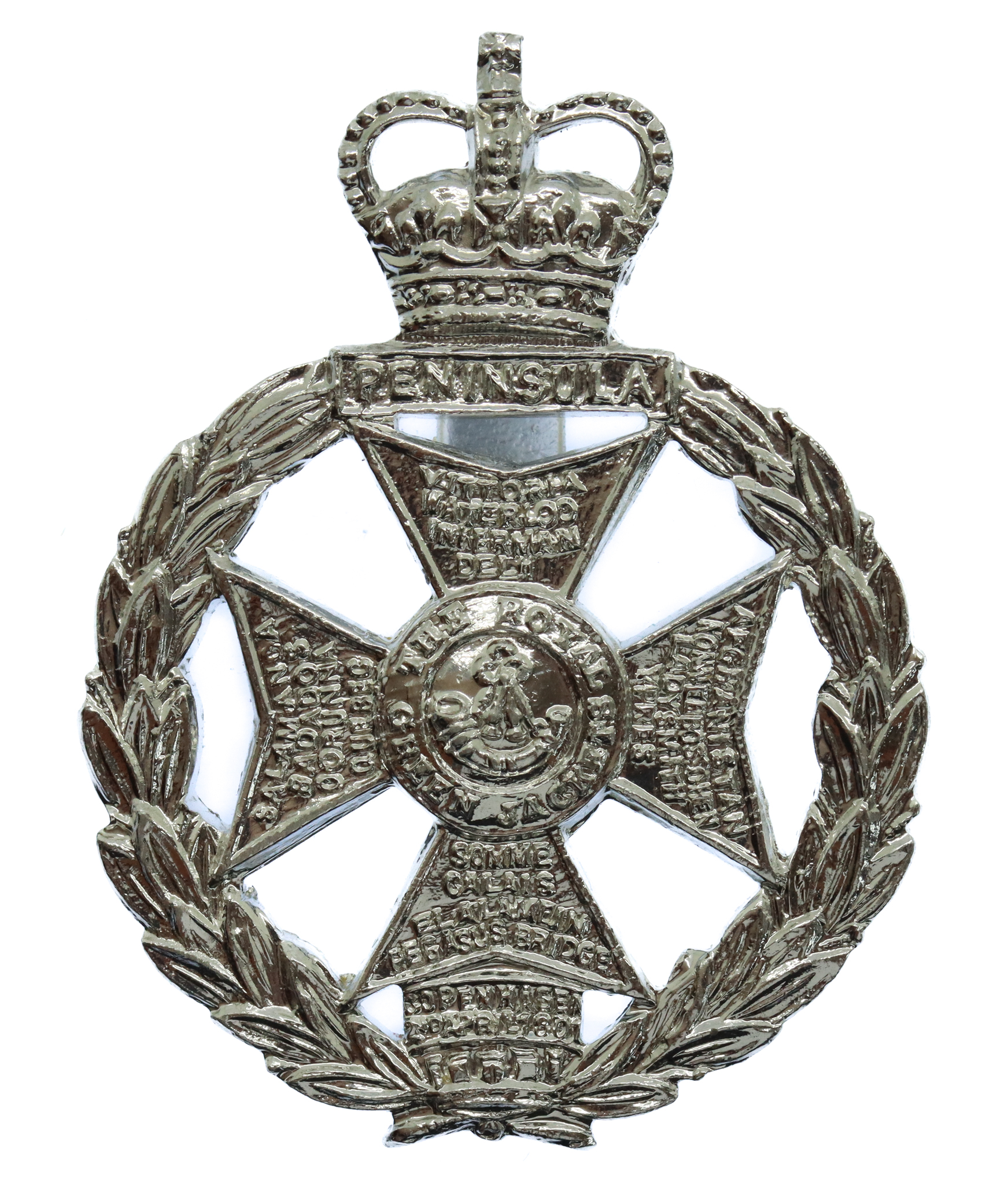 Royal Green Jackets Anodised (Staybrite) Cap Badge