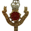 The Loyal Regiment Anodised (Staybrite) Cap Badge - Queen's Crown