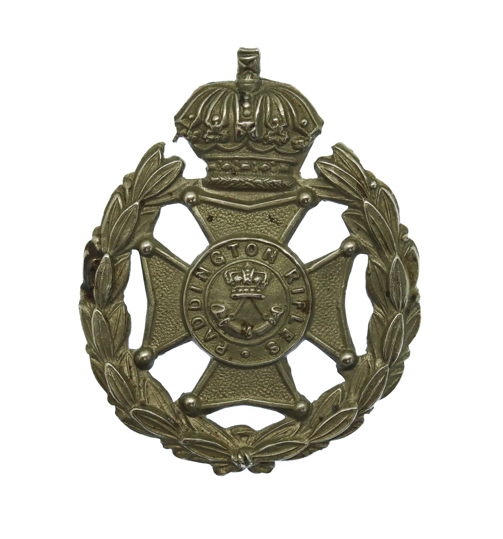 Victorian Paddington Rifles Field Service Cap Badge