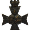 16th Battalion (Queen's Westminster & Civil Service Rifles) London Regiment Cap Badge - King's Crown