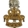 Royal Army Educational Corps (R.A.E.C.) Officer's Dress Cap Badge - Queen's Crown