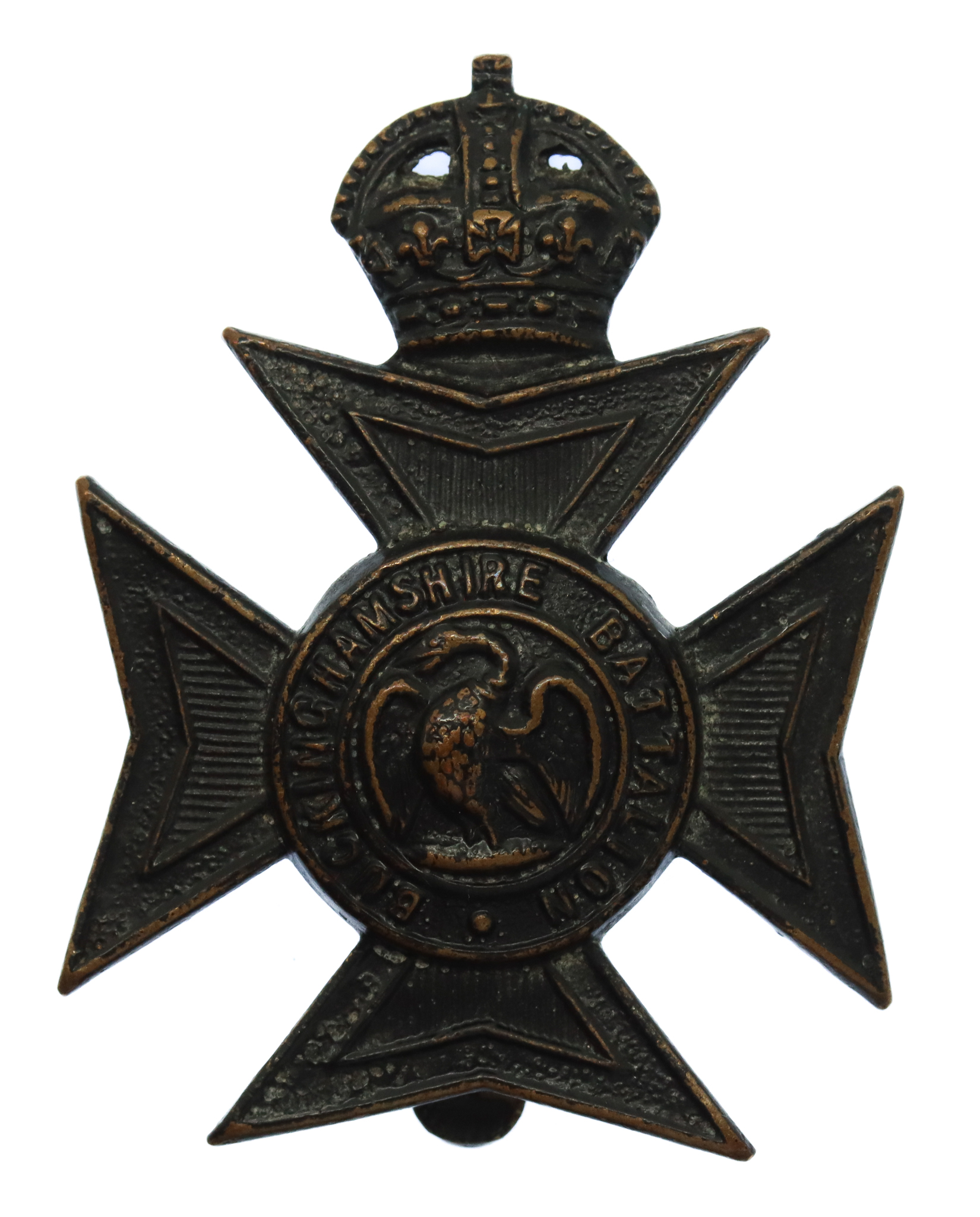 Buckinghamshire Battalion Cap Badge - King's Crown