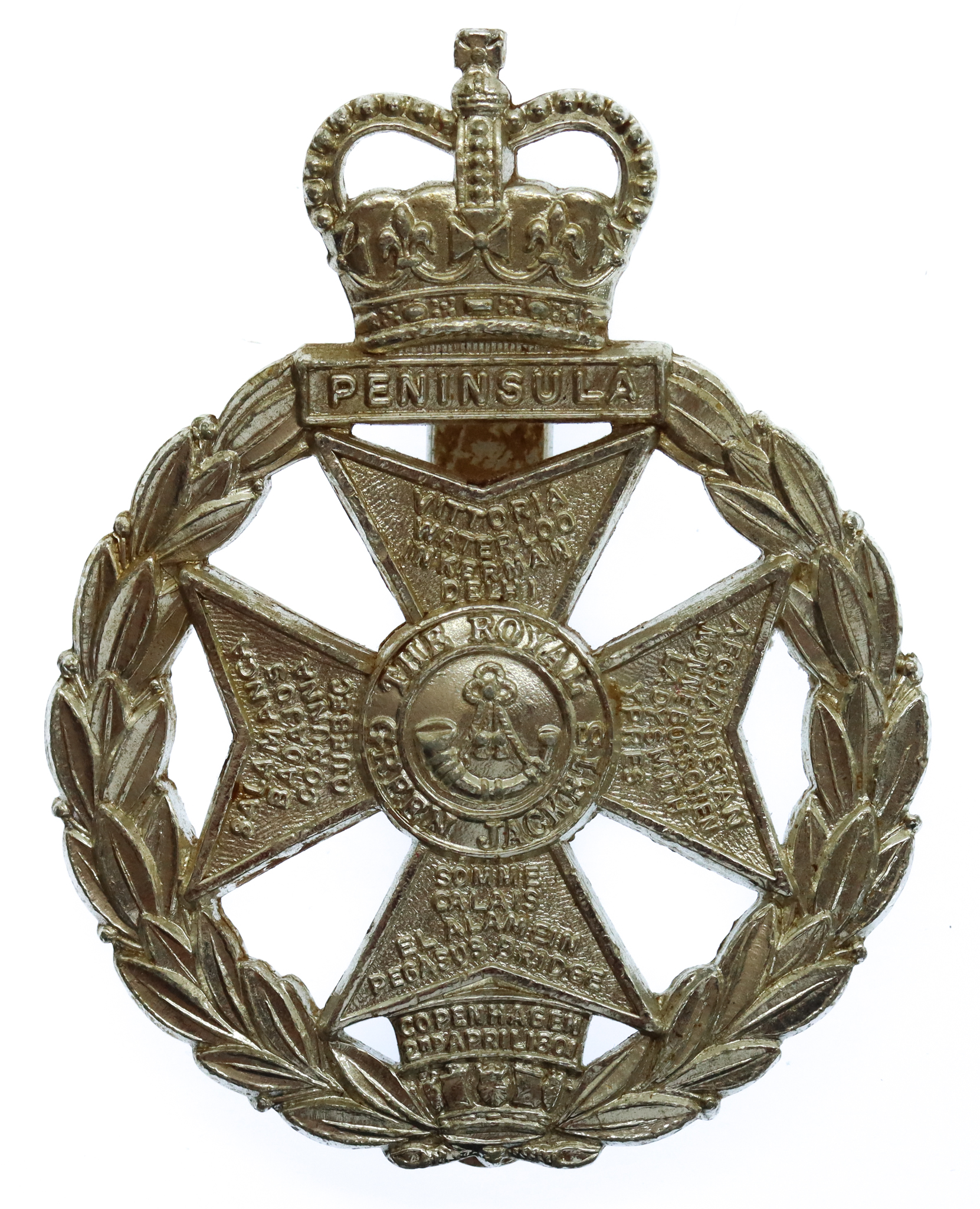 Royal Green Jackets Anodised (Staybrite) Cap Badge