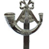 Light Infantry Anodised (Staybrite) Cap Badge