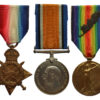 WW1 Mentioned in Despatches 1914-15 Star Medal Trio - L.Cpl. F.J. Webb, 1st Bn. Royal Marine Light Infantry (attd. X/63rd T.M. Bty.)
