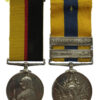 Queen's Sudan & Khedives Sudan (Clasps - The Atbara, Khartoum) Medal Pair - L.Cpl. C.W. Minter, 1st Bn. Lincolnshire Regiment