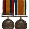 Queen's South Africa Medal (Clasp - Cape Colony) and WW1 British War Medal Pair - Reverend William Shuckburgh Swayne (Bishop of Lincoln 1920-1932)